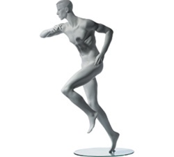 Male Mannequins: Running Leg Forward