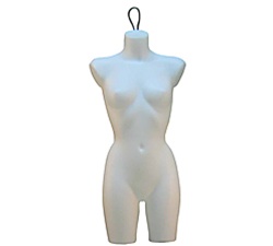 Female Torso Form Mannequins With Wire Loop