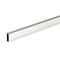 1/2" x 1-1/2" Display Hangrail w/ Protective Strip - Set of 10