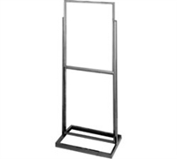 22" x 28" Double Bulletin Sign Holders with Rectangular Tubing Base